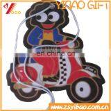 Hanging promo paper car air freshener /car shape air prefume with various perfume