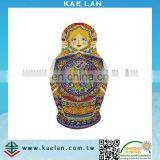 Russian Doll Embroidery Patch for Kids Garment, Accessory Embroidery Patch