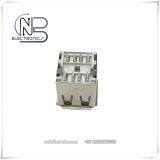 USB A Type Female USB 2.0 Header Double Stack Connector, Right Angle PCB Mount Usb Connector thumbnail-5