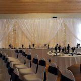 Decoration elegant wedding backdrop for parties for stages