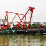 River cutter suction sand dredging ship