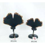 New Design Metal Hollow Leaf Shape Candle Holder for Home Decoration thumbnail-4