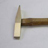 Non Sparking Hand Tools Wooden Handle Aluminum Bronze Alloy Chipping Hammer thumbnail-3
