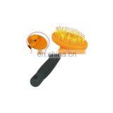 Multifunction Practical Needle Comb Self-cleaning Pet Rake Brush thumbnail-3