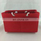 Custom Print Felt Cosmetic Bag Toiletry Makeup Bag Organizer thumbnail-4