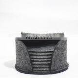 Durable Eco Friendly Custom Felt Placemats and Coasters Glass Natural Wood Coaster thumbnail-2