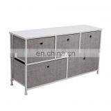 Customized 5L-206 Storage Chest Metal Dresser With Drawers Household Storage Tower Dresser thumbnail-3