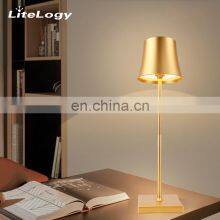 Fashion Modern Luxury Rechargeable Bed Side Cordless Table Lamp