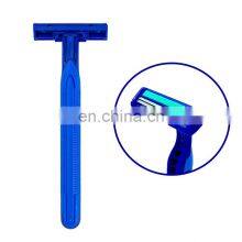 China Custom Fashion Blue Shaver 2 Blade Can be Customized Manual Men Shaver Disposable Face Razor Body Razor thumbnail-4