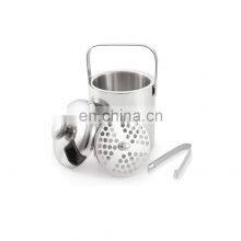 High Quality Customized Printing Metal Galvanized Champagne Luxury Gold Large Capacity Pineapple Ice Bucket thumbnail-2