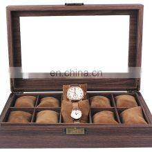 Custom Classic Black pu Leather Watch Box Packaging thumbnail-2
