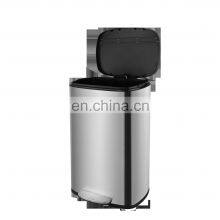 Новый дизайн, роскошная большая мусорка с мягким закрытием, 50-литровая мусорная корзина с педалью thumbnail-3