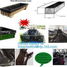 PE Dumpster Container Drawstring Liners,8 Mil Black Open Top Drawstring Dumpster Container Liners,Polyethylene Roll-off thumbnail-2