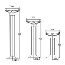 Large Solar Bollard Light DLW-S-001 thumbnail-2