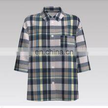 Beach Pant Shorts 100%T Polyester Seersucker High Quality Soft New Latest High Quality Fabric Yarn Dyed thumbnail-3