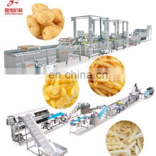 Customized frozen fried potato chips process machine