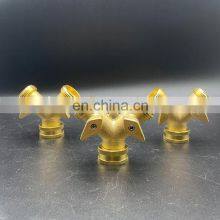 Hose Splitter Garden Watering Hose Quick Release Connector 2-Way Brass Shut-Off Ball Valve thumbnail-4