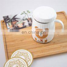 Disposable Coffee Hotel Airline Paper Cup Cover Lid Disposable Icecream Paper Cups Lids thumbnail-2