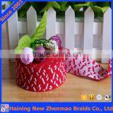 Fashion Color Jacquard Elastic Webbing Band for Garments Supplier's Choice