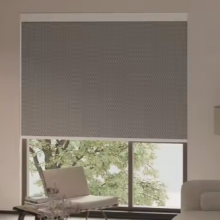 Shading Rate 41%-95%Polyester Printed Curtains Office Window Curtain Remote Control Electric Roller Curtain thumbnail-2
