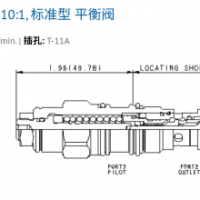Sun Balance Valve CBCHLDN With Pressure Pilot Ratio 10:1, Standard Load Holding Valve thumbnail-4