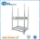 Warehouse galvanized adjustable stackable steel post pallet