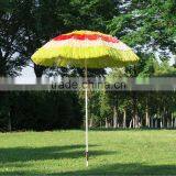 Outsunny Outdoor Straw Beach Patio Umbrella Parts Stand Mixed Color Umbrella Promotional thumbnail-3