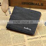 High Quality Bifold Canvas Wallet Credit Card Holder Canvas Wallet Clip thumbnail-5