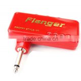 Red Flanger Miniature Portable Headphone Guitar AMP Amplifier