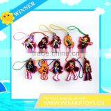 2D Custom Shaped Soft PVC Keychain