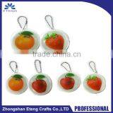 Fashion Custom Logo Pvc Reflective Keychain