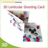 Top Quqlity 3D Lenticular Printing Thanksgiving Greeting Card