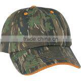 Orange Sandwich Sample Free Camo Blank Baseball Cap Rack thumbnail-3