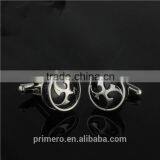 PRIMERO 2015 Jewelry Acorn Cufflinks Titanium Steel Cufflinks Epoxy Great Wall Pattern Plating Cufflinks High Quality Cufflinks thumbnail-4