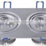 Wholesale Good Quality Indoor Recessed LED Double Head Downlight 2*3w