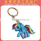Factory Wholesale 3d Rubber Animal Shape Keychain, Lovely Anime Keyrings thumbnail-5