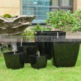 Flower Pot Painting Designs , Square Painting Flowerpot With Water Level Indicator thumbnail-1