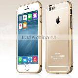 Transparent Acrylic Arc Back Cover With Multi Color Metal Bumper Cell Phone Cases for Iphone6 6plus thumbnail-6