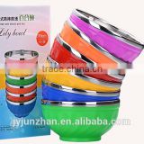 Colorful soup bowl with nice design and high quality made by Junzhan Factory directly