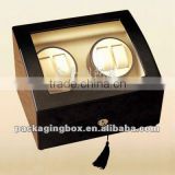 luxurious wooden double watches case