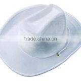 White Velour Cowboy Hat