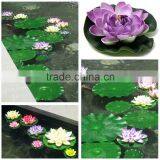 Aquarium Artificial Aquatic Lotus Flower Fish Tank Ornament Plant Decoration New thumbnail-2