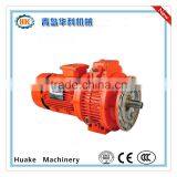 Stepless speed reducer for woodworking machinery