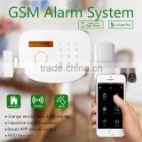 wireless alarm system with google play store app download & newest wireless alarm system support RFID keypad