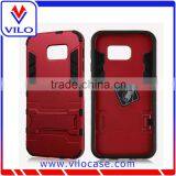 Cheapest 2 in 1 Kickstand Slim Armor Hybrid Case for Samsung Galaxy S6 thumbnail-5