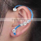 Women Wear Earring Jewelry Luminous Diamond Cuff Earrings thumbnail-5