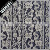 7 Discount High Quality new design guipure jacquard lace fabric for ladies' dress 3130