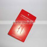 Die Cut Red Paper Tag