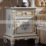 Italian Furniture Reproduction - Baroque Solid Wood Handcraft Bedstand-classic Bedroom Furniture thumbnail-1