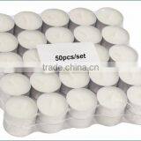 No Fragrance Added Small Tealight in White With Metal Cup and Wax Material thumbnail-4